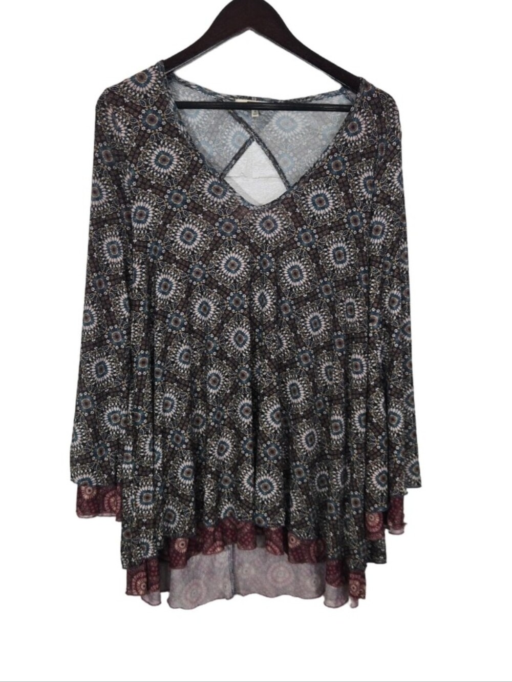 gimmicks by BKE cute printed long sleeve top